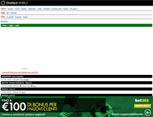 Tablet Screenshot of m.diretta.it